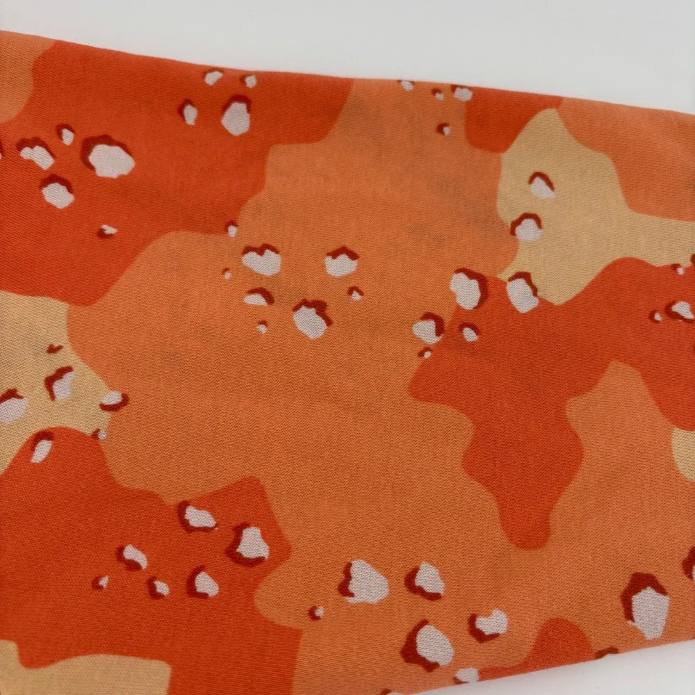 Nike Womens Camo Cropped Hoodie Size Medium Orange Desert Camouflage - Picture 10 of 14